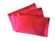 image 2 of 8x5" Frosted Pink Pencil Case - See Through Exam Clear Translucent