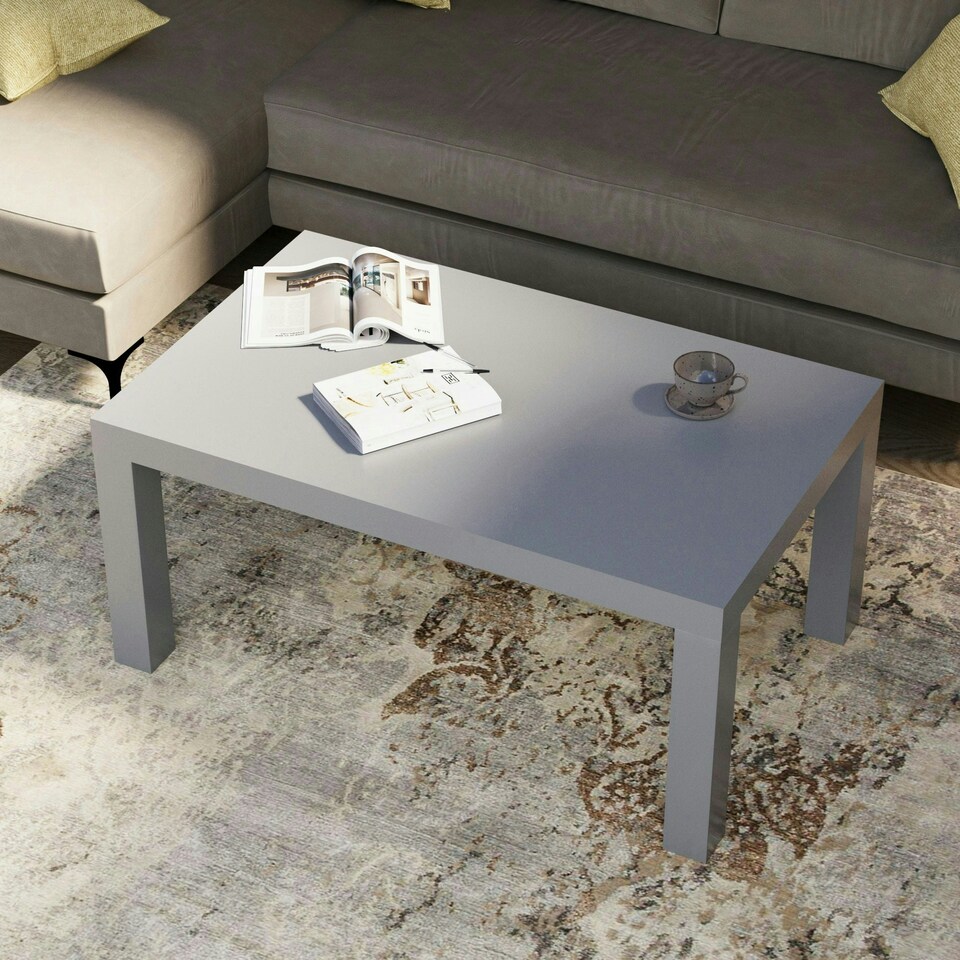 image 1 of Vida Designs Beeston Coffee Table Side Living Room Home Table, Grey
