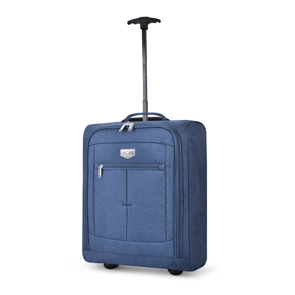 image 1 of Lugg Single Trolley Soft Cabin Bag 45x36x20cm Lightweight Hand Luggage