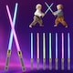 image 7 of Space Sword Lightsaber – 7‑Colour LED, Sound Effects, Mute Mode & 60" Extendable Toy for Kids 3+