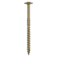 Timco - Timber Frame Construction & Landscaping Screws - Wafer - Exterior - Green Organic (Size 6.7 x 150 - 50 Pieces)