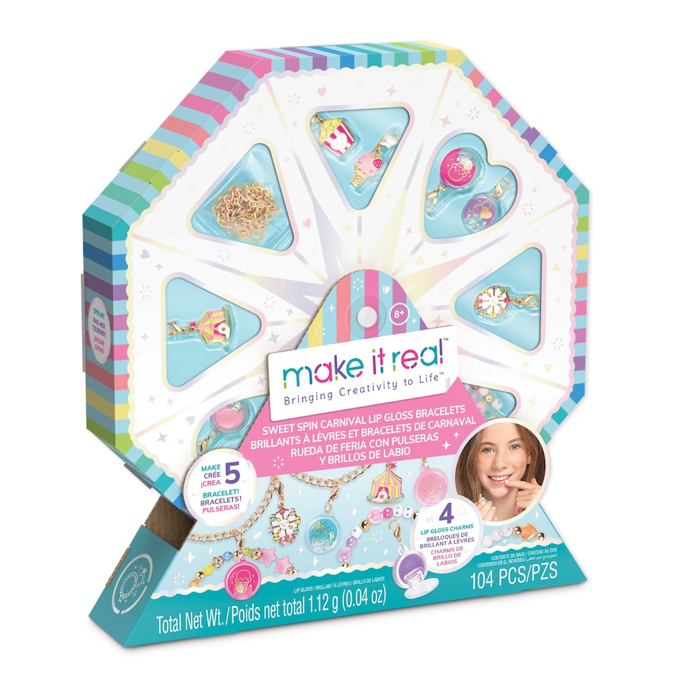 image 1 of Sweet Spin Carnival Lip Gloss Bracelets