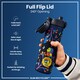image 4 of Leak Proof Slim Water Bottle, BPA Free, 500ml (18oz) | Blue | Birds | One Size