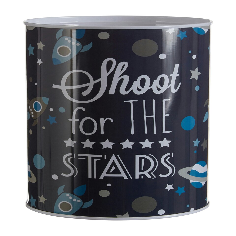 image 1 of Stars Large Money Tin Blue