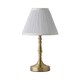 image 7 of ValueLights Sienna Brass Touch Table Lamp Cream Shade & Bulb Gold