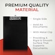 image 3 of Janrax A4 Black PVC Single Clipboard