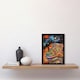 image 2 of Psychedelic Stairway Heaven Space Home Decor Black Framed Wall Art Print A4