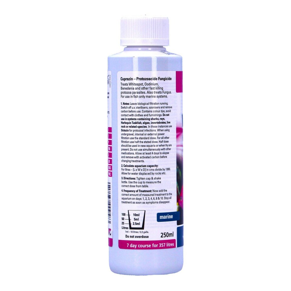 image 1 of WATERLIFE CUPRAZIN 250ML MARINE WHITESPOT TREATMENT
