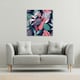image 2 of Tropical Plant Leaves (Canvas Print) 77 x 77 x 4cm