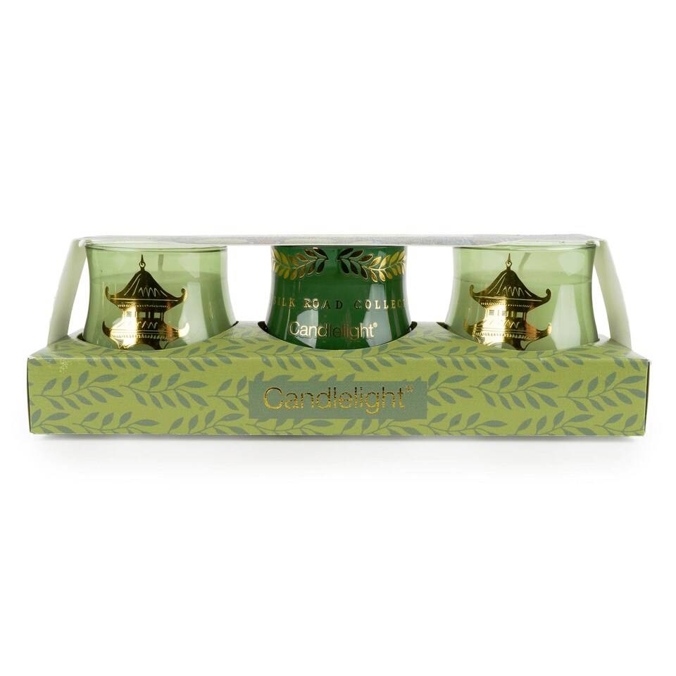 image 1 of The Silk Road Collection Bukhara Set of 3 Candles