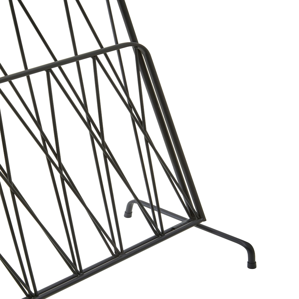 image 1 of Interiors by Premier Avento Black Magazine Rack