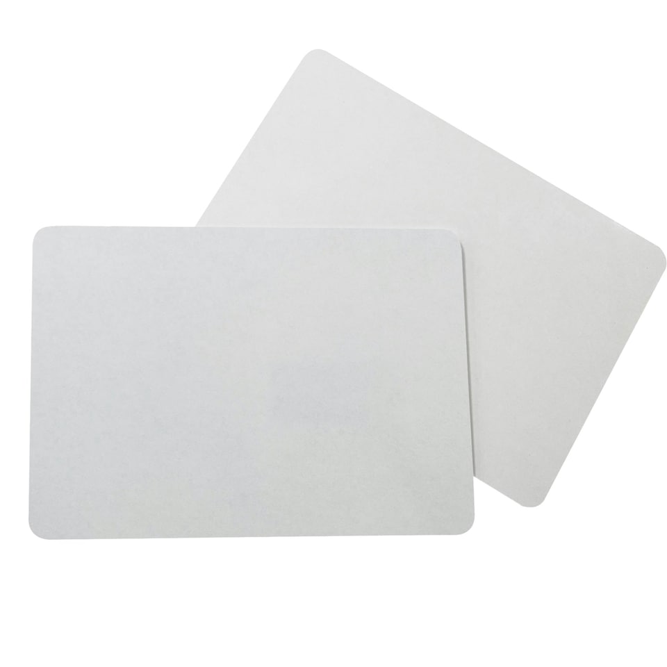 image 1 of Pack of 6 Rigid MDF Plain A4 Whiteboards