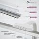 image 4 of Xtralite Wide LED Light Desk & Monitor Lamp | White