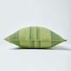 image 2 of Homescapes Cotton Striped Green Cushion Cover Morocco - 45 x 45 cm | Green | Green | 45 x 45 cm