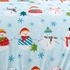 image 3 of Fusion Christmas Snowman Duvet Cover Set Duck Egg