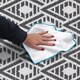 image 3 of JVL Lightweight Reversible Outdoor Rug – Geometric Pattern, Plastic Woven, 120 x 170 cm