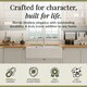 image 4 of Fireclay Kitchen Sink - 795mm Double Bowl Butler with Stepped Weir, Classic Tap and Wastes - Kitchen Bundle Set by Balterley