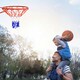 image 5 of COSTWAY 46 cm Basketball Replacement Net Goal Hoop Red Red | Standard