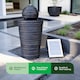 image 3 of Gardenwize Solar Ball & Plinth Water Fountain Feature