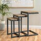 image 4 of Nest of 3 Sofa Table - Assembled Blue