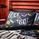 image 3 of Catherine Lansfield Halloween Trick or Treat Reversible Duvet Cover Set Black Black | Double