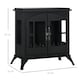 image 7 of HOMCOM Ethanol Fireplace Stove Freestanding Bioethanol Fire w/ 0.9L Tank Black