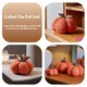 image 6 of Marco Paul 13cm Orange Plush Autumn Décor Pumpkin Halloween Decorations