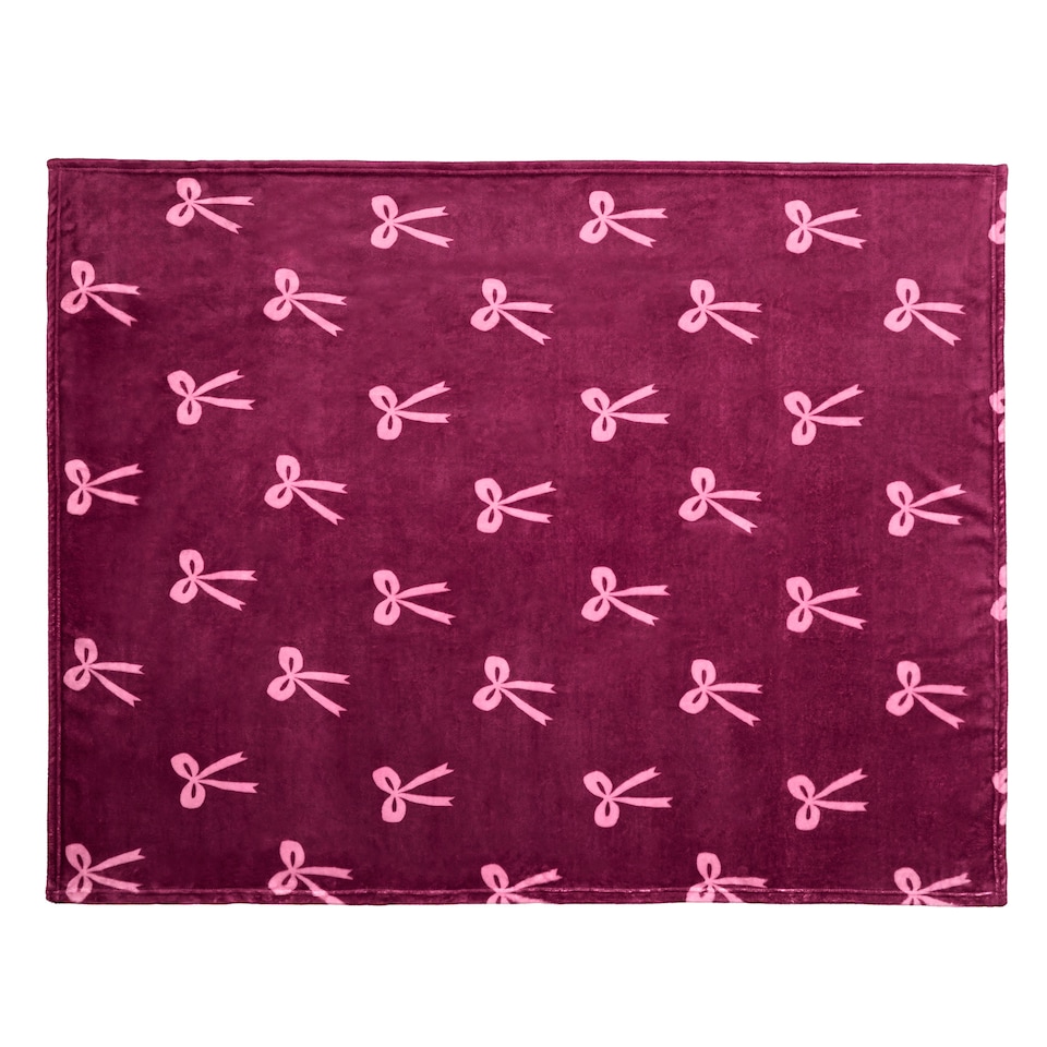 image 1 of Fusion Bows Throw Berry