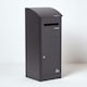 image 1 of SMART PARCEL BOX® Extra-Large Slanted Top Front Access Black Black
