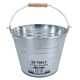 image 5 of 5L Galvanised Steel Metal Bucket Pail Water Coal Greenhouse Garden Plants 5PK