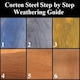 image 4 of The Arc Corten Steel Water Feature Cascade Waterfall Blade 30cm