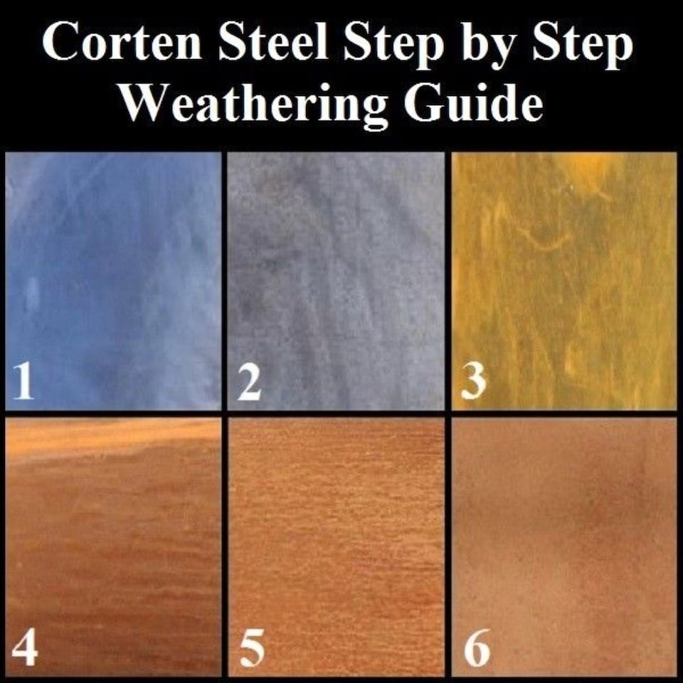 image 1 of The Arc Corten Steel Water Feature Cascade Waterfall Blade 30cm