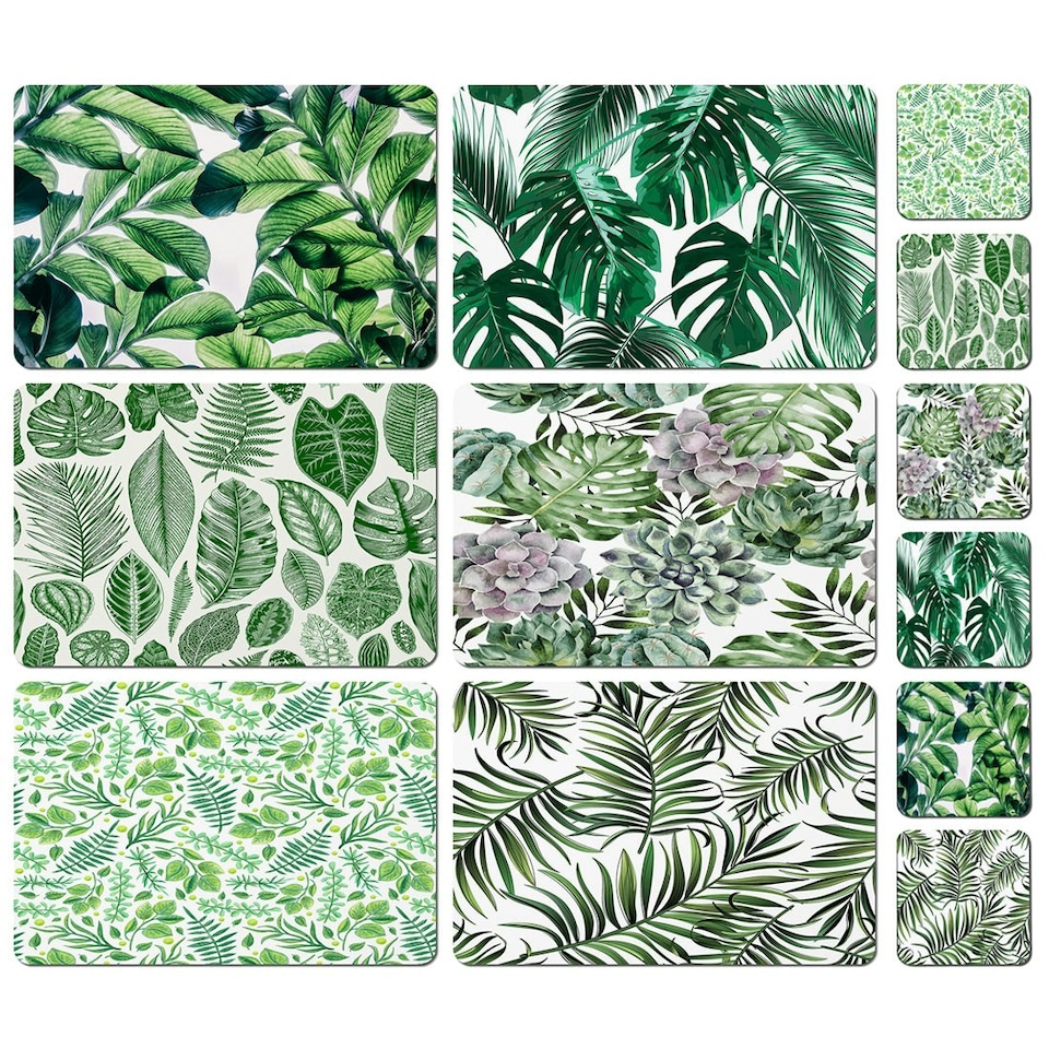 image 1 of Botanical Summer Collection (Placemat & Coaster Set)
