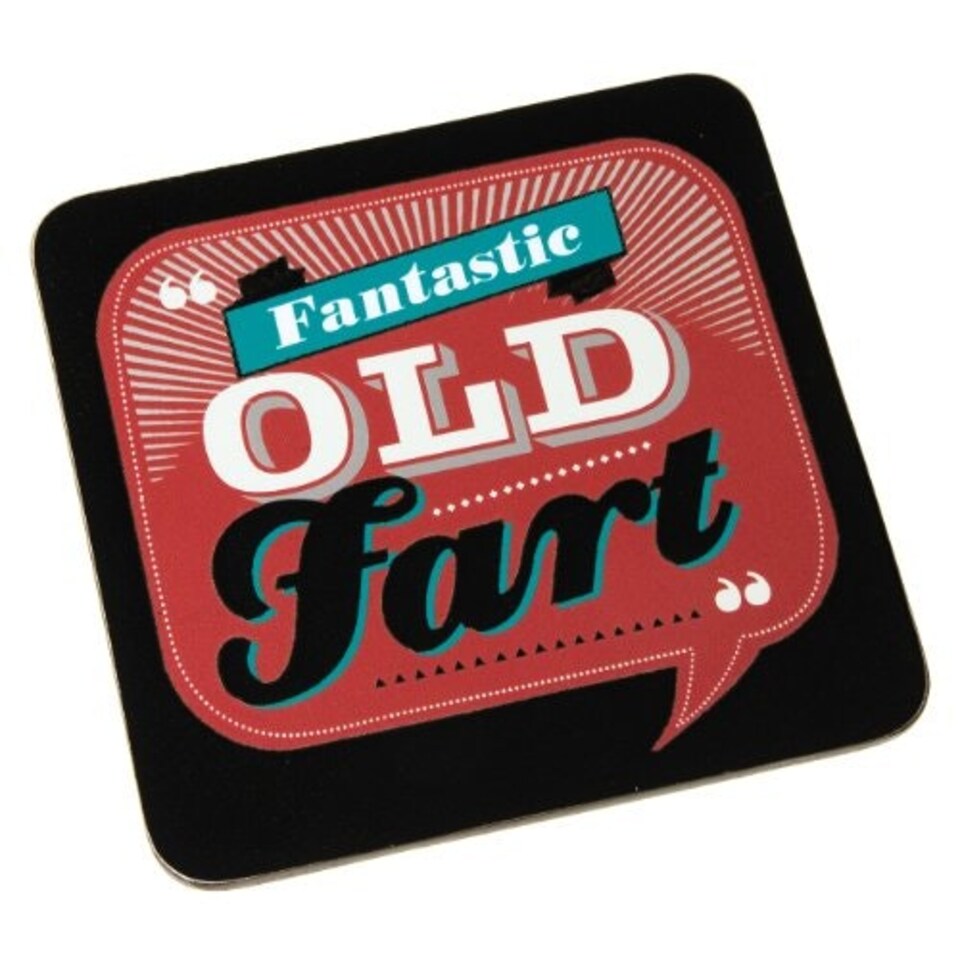 image 1 of Back Chat Backchat 'Fantastic Old Fart' Coaster