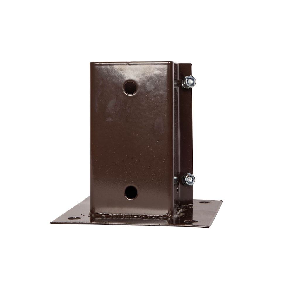 image 1 of 75mm x 75mm (3" x 3") Metal Garden Fence Post Holder / Spike