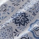 image 3 of Portfolio Home Porto Geometric Bohemian Soft Bedding Duvet Cover Set With Pillowcase | Blue | Double