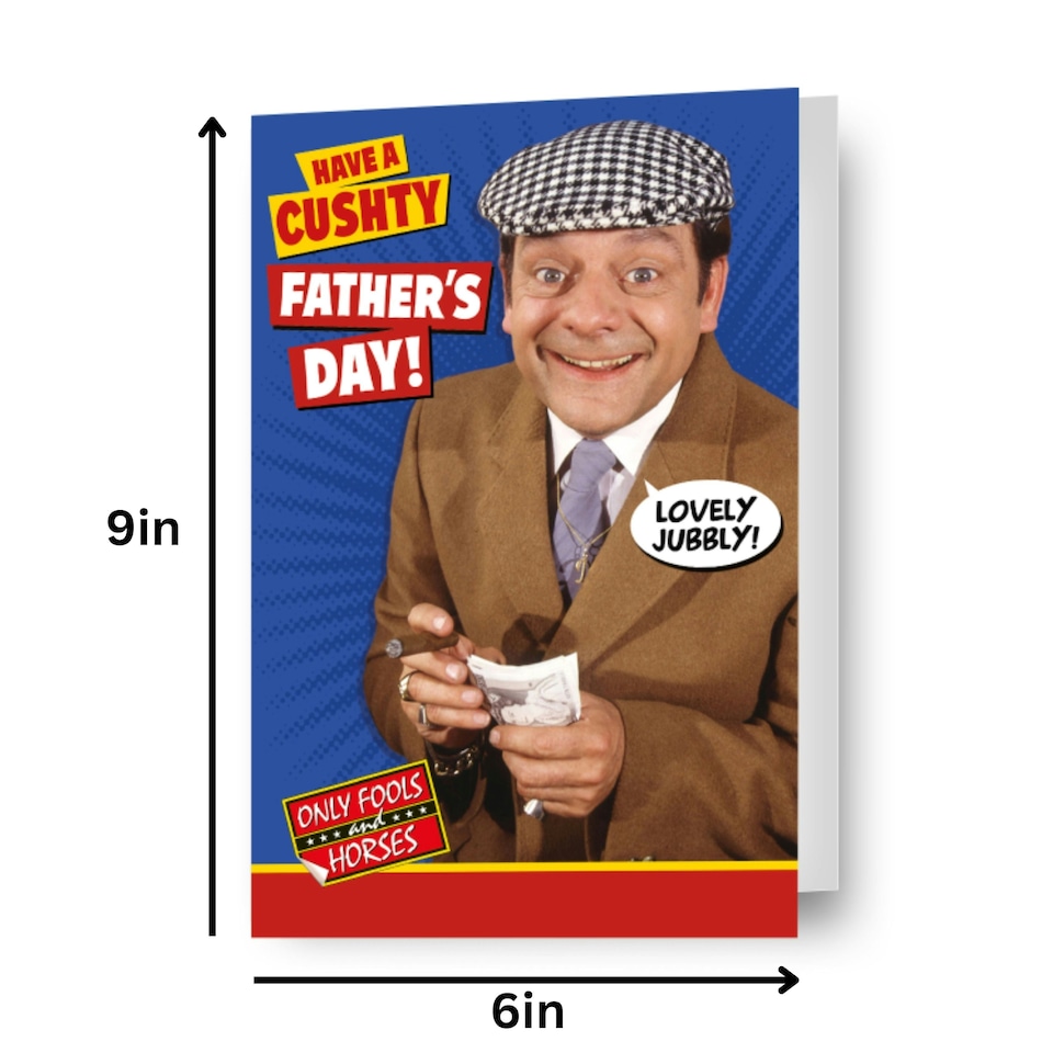 image 1 of Only Fools and Horses 'Cushty' Father's Day Card
