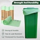 image 3 of ECONX 220L X 10 Compostable Wheelie Bin Liners Bags Biodegradable Refuse Sacks Waste Bag