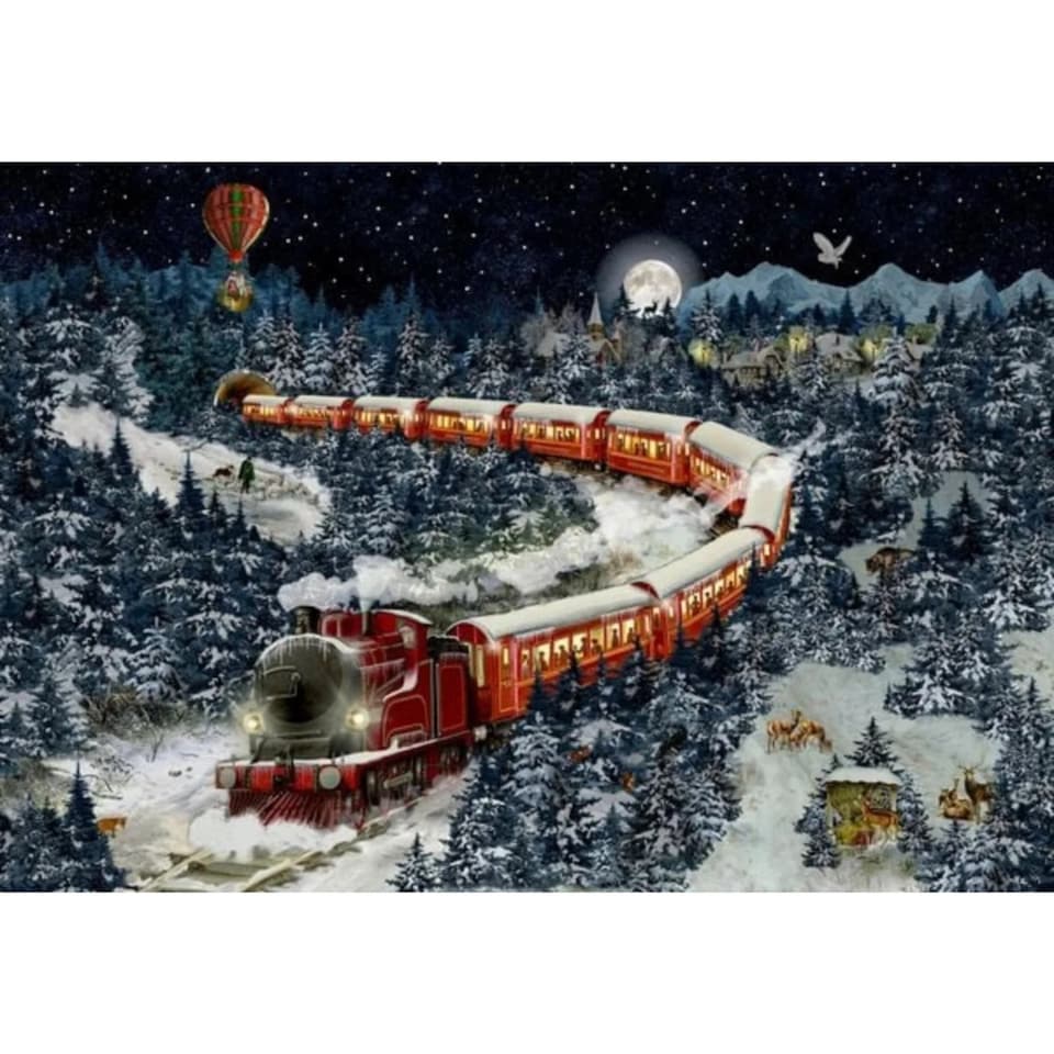 image 1 of Magical Winter Express Jigsaw Advent Calendar, Advent Calendars And Cards, Month To View, Family, Gift