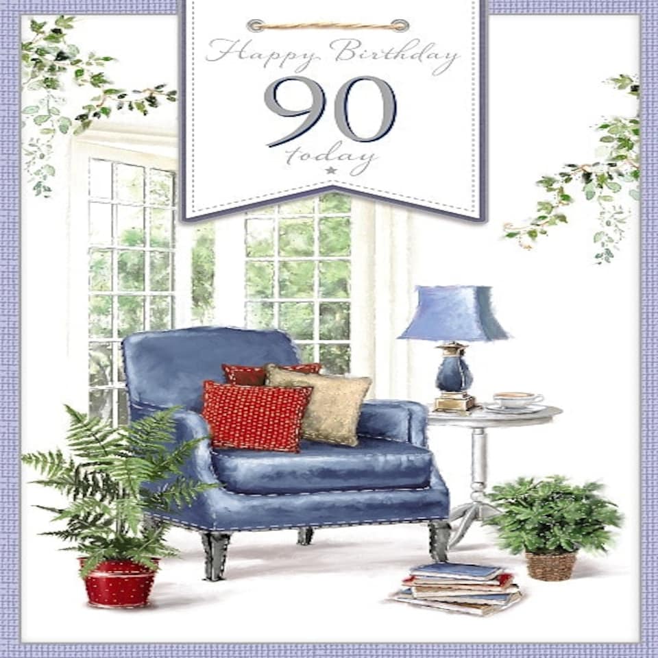 image 1 of 90th Happy Birthday Card