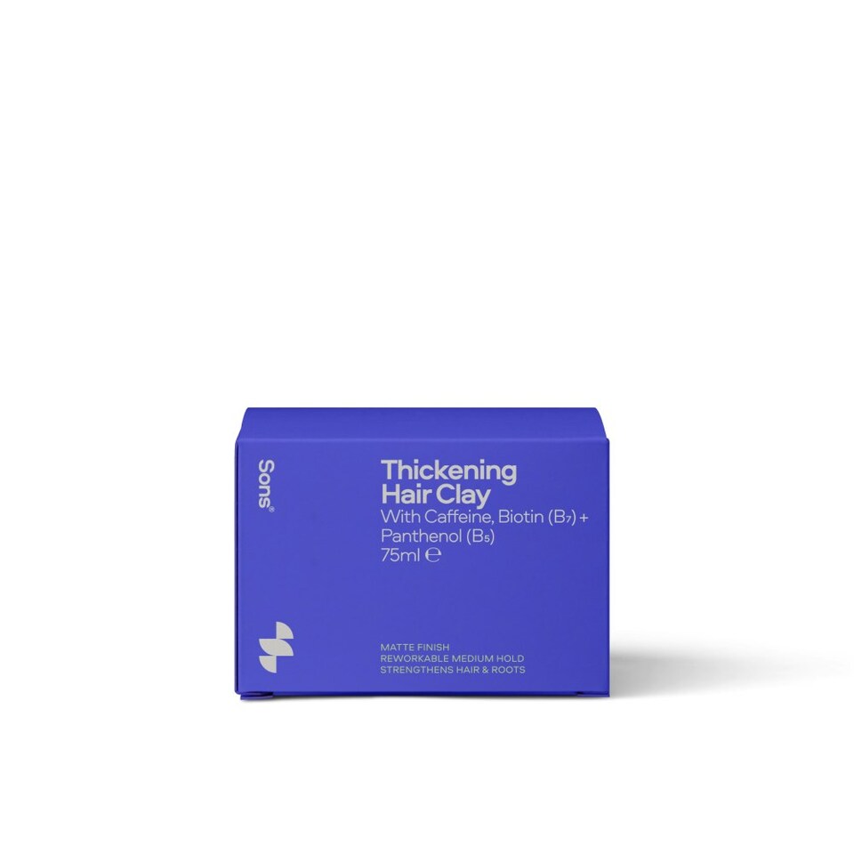 image 1 of Sons Thickening Hair Clay For Men, Caffeine & Biotin Formulated - 1 Pack
