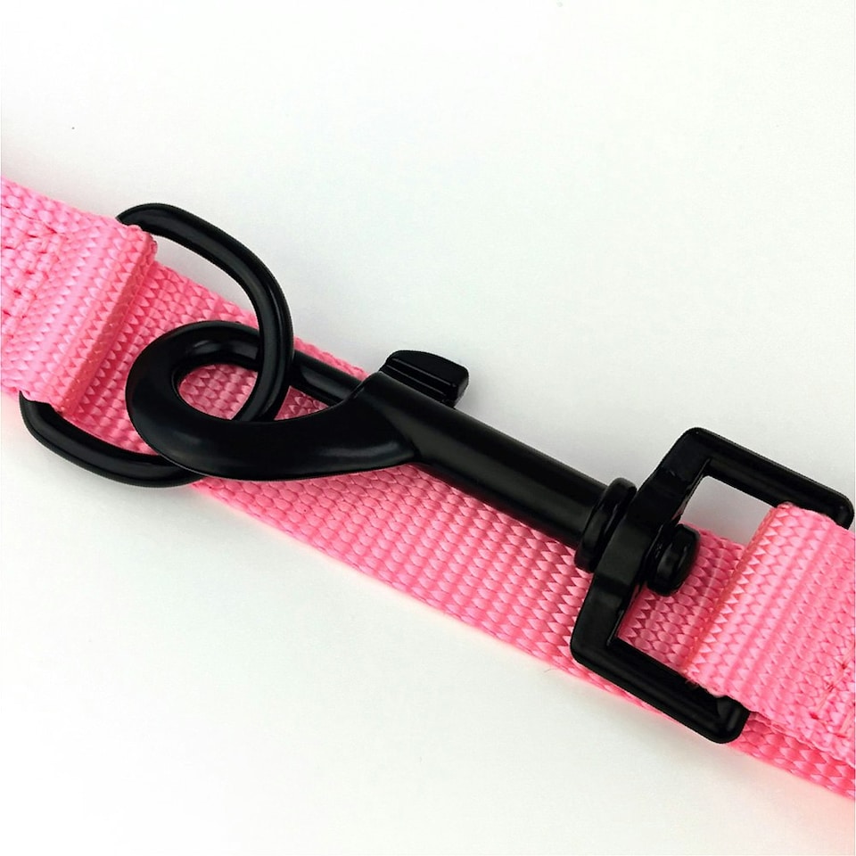image 1 of HugglePets 10 in 1 Dog Training Lead - 200 x 1.9cm Pink