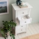 image 6 of Karlstad Chest of Drawers 5 Drawer Tall in Classic White