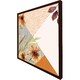 image 2 of Autumn geometric shapes and flowers (Picture Frame) Black | XS