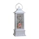 image 10 of 31cm Snowtime Christmas Water Spinner Antique Effect Lantern Snowman & Animals Scene  Dual Powered