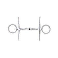 Lorina Single Jointed Fulmer Snaffle - Silver - 5in