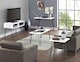 image 5 of Owen Retro Coffee Table in White | White | White