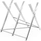 image 4 of Log Folding Saw Horse Holder Timber Cutting Chainsaw Trestle | Silver