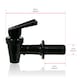 image 2 of SPARES2GO Tap Spout Nozzle for Water Cooler Dispenser Tea Urn Boiler Drinks Machine