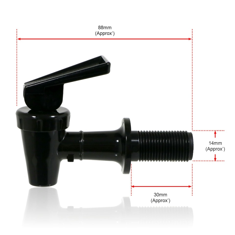 image 1 of SPARES2GO Tap Spout Nozzle for Water Cooler Dispenser Tea Urn Boiler Drinks Machine